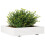 Berkfield Garden Planter White 110x110x26.5 cm Solid Wood Pine 4