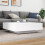 Berkfield Coffee Table with LED Lights White 100x100x31 cm 4