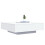 Berkfield Coffee Table with LED Lights White 100x100x31 cm 5