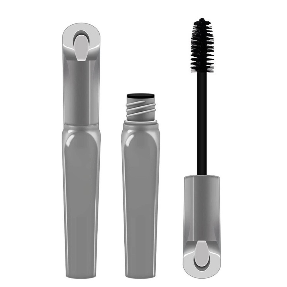 Pink Waterproof Volumizing Mascara For Thicker Lashes With Curlboost Brush Longlasting Nonirritating