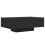 Berkfield Coffee Table with LED Lights Black 85x55x31 cm 3