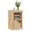 Berkfield Side Cabinet with LED Lights Sonoma Oak Engineered Wood 4