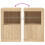 Berkfield Side Cabinet with LED Lights Sonoma Oak Engineered Wood 10
