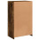 Berkfield Side Cabinet with LED Lights Smoked Oak Engineered Wood 9
