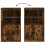 Berkfield Side Cabinet with LED Lights Smoked Oak Engineered Wood 10