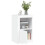 Berkfield Side Cabinets with LED Lights 2 pcs White Engineered Wood 4