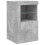 Berkfield Side Cabinet with LED Lights Concrete Grey Engineered Wood 2