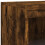 Berkfield Side Cabinet with LED Lights Smoked Oak Engineered Wood 11