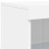 Berkfield Side Cabinet with LED Lights White Engineered Wood 11