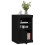 Berkfield Side Cabinets with LED Lights 2 pcs Black Engineered Wood 4