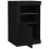 Berkfield Side Cabinets with LED Lights 2 pcs Black Engineered Wood 7