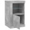 Berkfield Side Cabinet with LED Lights Concrete Grey Engineered Wood 6