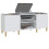 Berkfield Record Cabinet White 121x38x48 cm Engineered Wood 4
