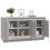 Berkfield Sideboard Grey Sonoma 102x35x55 cm Engineered Wood 4