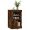 Berkfield Side Cabinets with LED Lights 2 pcs Smoked Oak Engineered Wood 4