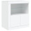 Berkfield Sideboard with LED Lights White 60.5x37x67 cm 3
