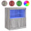Berkfield Sideboard with LED Lights Grey Sonoma 60x37x67 cm 2