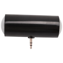 3.5mm Jack Stereo Speaker Portable MP3 Music Player Speaker Amplifier Loudspeaker for Mobile Phone Tablet PC-Black