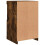 Berkfield Side Cabinets with LED Lights 2 pcs Smoked Oak Engineered Wood 10