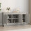 Berkfield Sideboard Concrete Grey 102x35x55 cm Engineered Wood 3