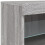 Berkfield Sideboard with LED Lights Grey Sonoma 60x37x67 cm 10