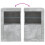 Berkfield Side Cabinets with LED Lights 2 pcs Concrete Grey Engineered Wood 11