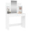 Berkfield Dressing Table with Mirror White 96x39x142 cm 3