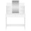 Berkfield Dressing Table with Mirror White 96x39x142 cm 4
