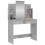 Berkfield Dressing Table with Mirror Concrete Grey 96x39x142 cm 3