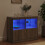 Berkfield Sideboard with LED Lights Grey Sonoma 81x37x67 cm 4