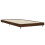 Berkfield Bed Frame without Mattress Brown Oak 100x200 cm Engineered Wood 5