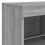 Berkfield Sideboard with LED Lights Grey Sonoma 81x37x67 cm 10