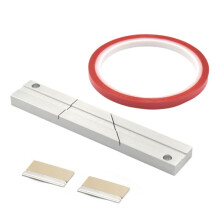 10In Tape Splicing Set Splicing Block with Leader Tape and 2 Cutting Blades, Repairs Broken Tape for Revoxsonido Red