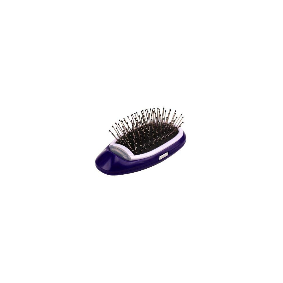 Ionic Hair Brush with Frizz Control, Cordless Rechargeable Heated Brush for Fast Styling and Travel