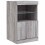Berkfield Sideboard with LED Lights Grey Sonoma 41x37x67 cm 3