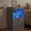 Berkfield Sideboard with LED Lights Grey Sonoma 41x37x67 cm 4