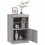 Berkfield Sideboard with LED Lights Grey Sonoma 41x37x67 cm 5