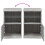 Berkfield Sideboard with LED Lights Grey Sonoma 41x37x67 cm 10