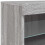 Berkfield Sideboard with LED Lights Grey Sonoma 41x37x67 cm 11