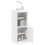 Berkfield Sideboard with LED Lights White 41x37x100 cm 5