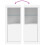Berkfield Sideboard with LED Lights White 41x37x100 cm 10