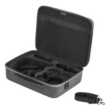 für NEO Tragbares Gehäuse Wasserdichte Tasche Ladegerät Akku Basis Aufbewahrungsbox Handtasche Brille Tragebox Drohnenzubehör