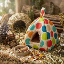 Gemütliches Fizi-Nest für Nagetiere mit Aufhängung 13 x 15 cm