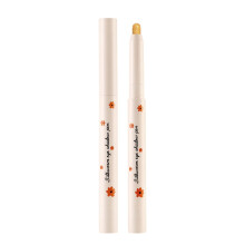 Eye Highlighter Stick Champagne Gold and Pearl White Shimmer Eyeshadow Pen Waterproof Dual Use Design