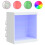 Berkfield Sideboard with LED Lights White 60.5x37x67 cm 2