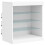 Berkfield Sideboard with LED Lights White 60.5x37x67 cm 5