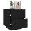 Berkfield Bedside Cabinets with LED Lights 2 pcs Black Engineered Wood 4