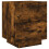 Berkfield Bedside Cabinets with LED Lights 2 pcs Smoked Oak Engineered Wood 6