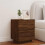 Berkfield Bedside Cabinet with LED Lights Brown Oak Engineered Wood 4