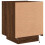 Berkfield Bedside Cabinet with LED Lights Brown Oak Engineered Wood 9